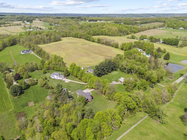 2825 Kings Corners Rd E, Mansfield, OH 44904 - aerial view of property's location with a nearby body of water and rural landscape