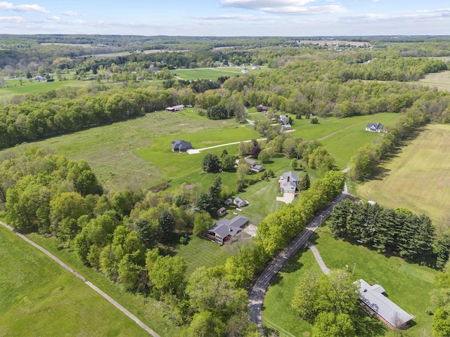 2825 Kings Corners Rd E, Mansfield, OH 44904 - aerial view of property and surrounding area featuring rural landscape
