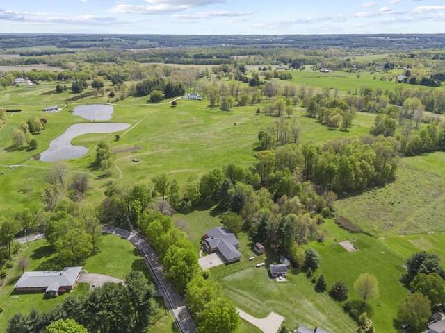 2825 Kings Corners Rd E, Mansfield, OH 44904 - aerial overview of property's location with a large body of water