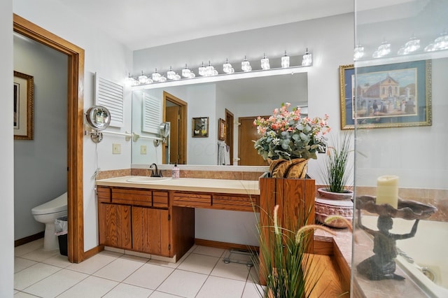 8292 Breckenridge Way, Columbus, OH 43235 - bathroom featuring vanity and tile patterned flooring
