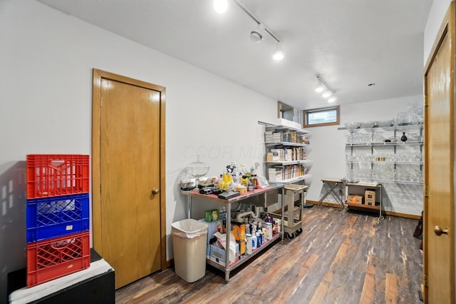 8292 Breckenridge Way, Columbus, OH 43235 - below grade area with wood finished floors and track lighting