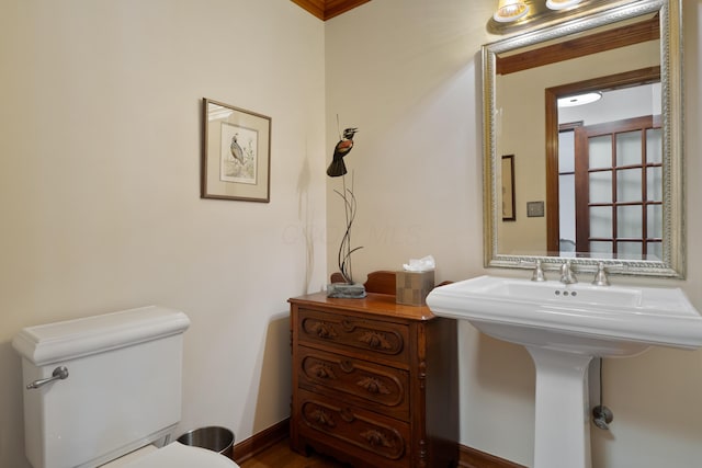 7870 Cook Rd, Plain City, OH 43064 - half bathroom with toilet and a sink