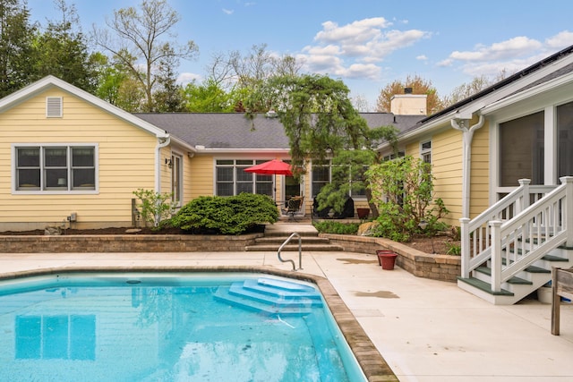 7870 Cook Rd, Plain City, OH 43064 - outdoor pool featuring a patio