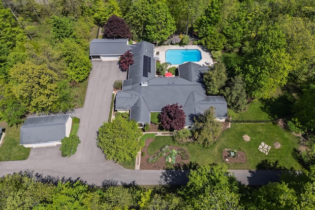 7870 Cook Rd, Plain City, OH 43064 - bird's eye view of a pool
