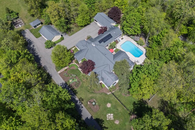 7870 Cook Rd, Plain City, OH 43064 - aerial view of a pool area