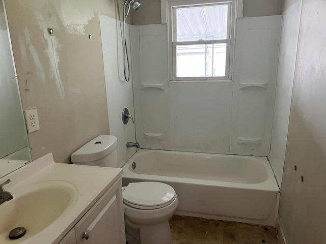 1794 Audrey Rd, Columbus, OH 43224 - full bath featuring toilet, vanity, and shower / washtub combination