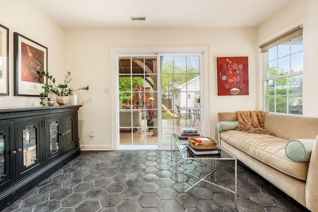 view of living area