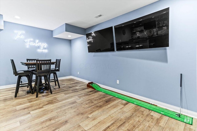 9129 Coe Dr, Plain City, OH 43064 - dining area featuring wood finished floors and baseboards