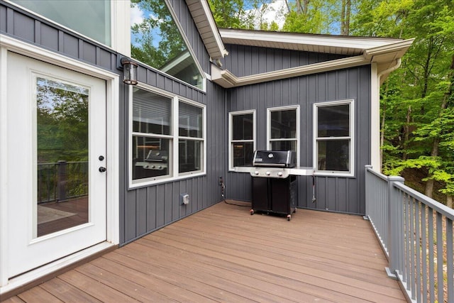 659 Natchez Ln, Sugar Grove, OH 43155 - wooden deck featuring area for grilling