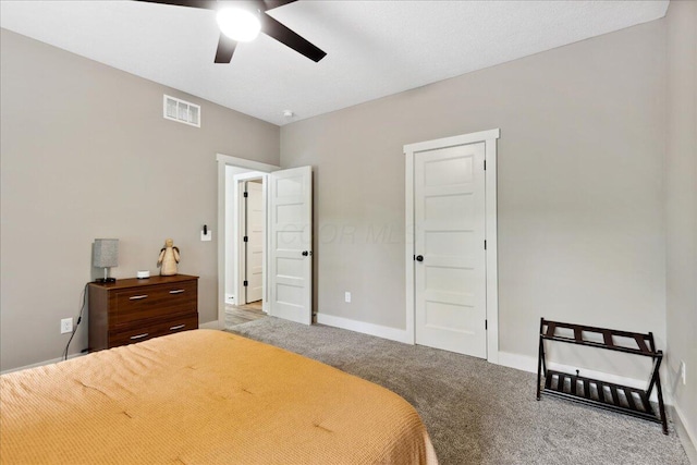 659 Natchez Ln, Sugar Grove, OH 43155 - bedroom featuring carpet, baseboards, and a ceiling fan