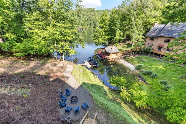 659 Natchez Ln, Sugar Grove, OH 43155 - drone / aerial view of a large body of water