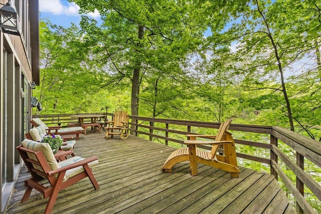 259 Shawnee Ln Unit L, Sugar Grove, OH 43155 - view of wooden terrace