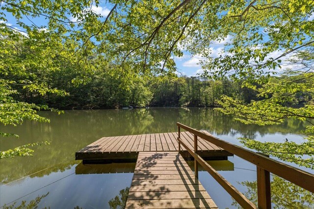 259 Shawnee Ln Unit L, Sugar Grove, OH 43155 - dock area with a water view