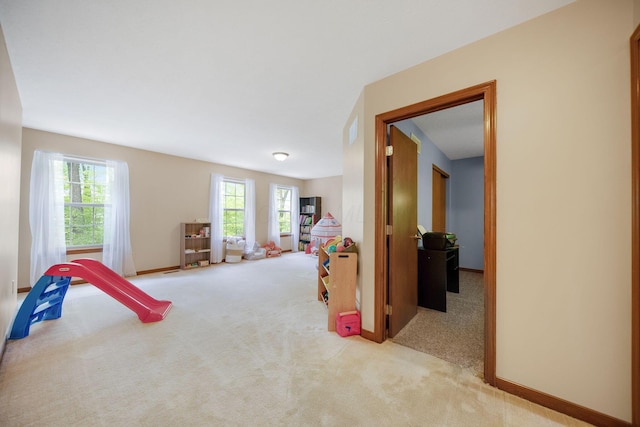 12094 Beech Tree Ct S, Thornville, OH 43076 - recreation room featuring carpet flooring and baseboards