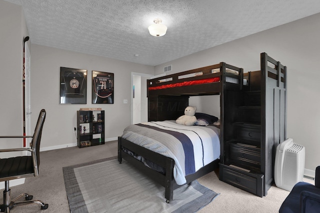 4215 Mack Ct, Powell, OH 43065 - carpeted bedroom with baseboards and a textured ceiling