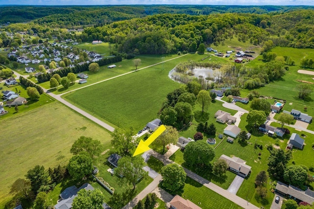 2040 Riggs Rd, Newark, OH 43055 - drone / aerial view of a heavily wooded area