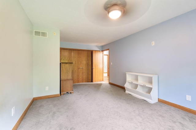 3100 Kropp Rd, Grove City, OH 43123 - carpeted spare room featuring baseboards and ceiling fan