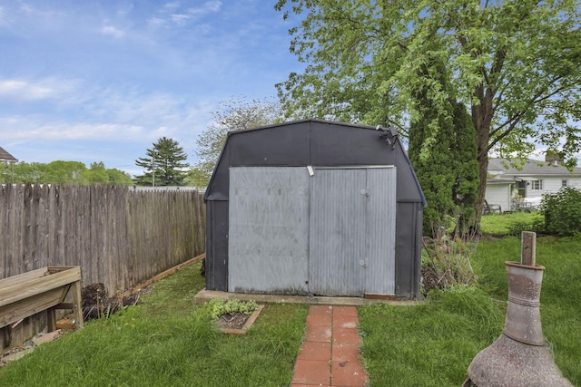 193 Seymour Ave, Buckeye Lake, OH 43008 - view of shed with fence