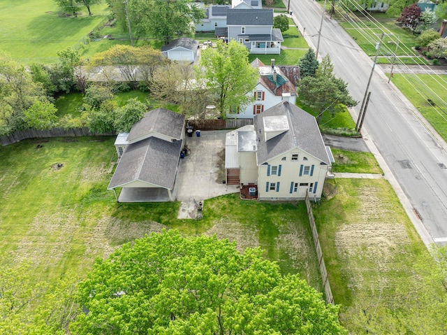 aerial view of property and surrounding area