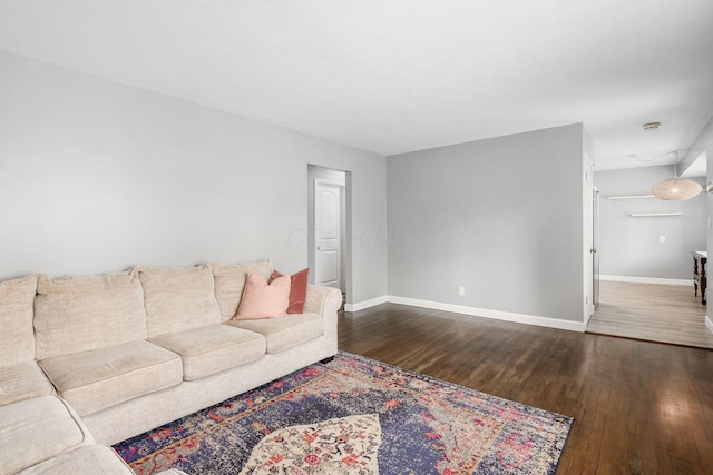 1825 Ormond Ave, Columbus, OH 43224 - living area with baseboards and wood finished floors