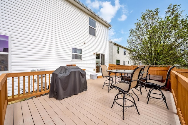 119 Harvard Loop, Delaware, OH 43015 - deck featuring outdoor dining area and area for grilling