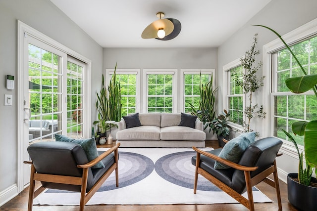 9378 Pine Creek Dr, Powell, OH 43065 - sunroom / solarium featuring french doors
