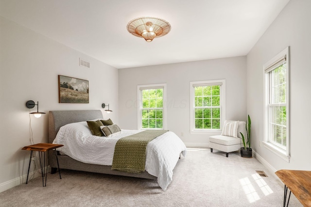 9378 Pine Creek Dr, Powell, OH 43065 - carpeted bedroom with multiple windows and baseboards