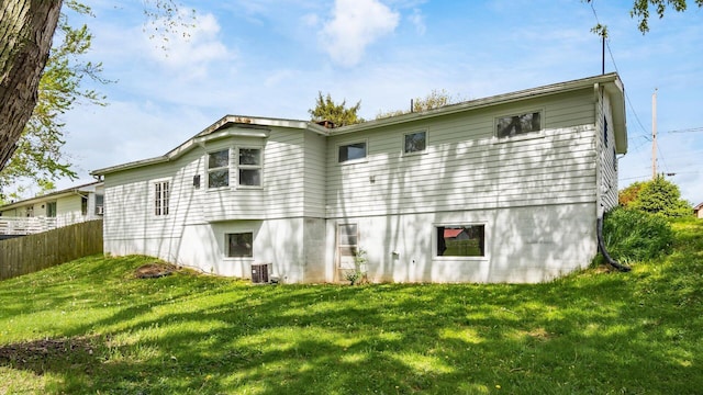 255 S Preston St, Centerburg, OH 43011 - back of house with cooling unit