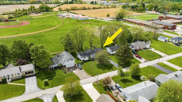 255 S Preston St, Centerburg, OH 43011 - aerial perspective of suburban area