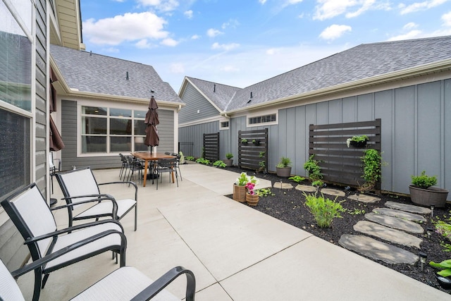 6678 Trinity Mist Way, Delaware, OH 43015 - view of patio / terrace featuring fence and outdoor dining space