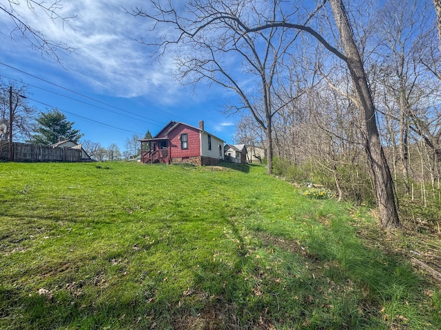 view of yard