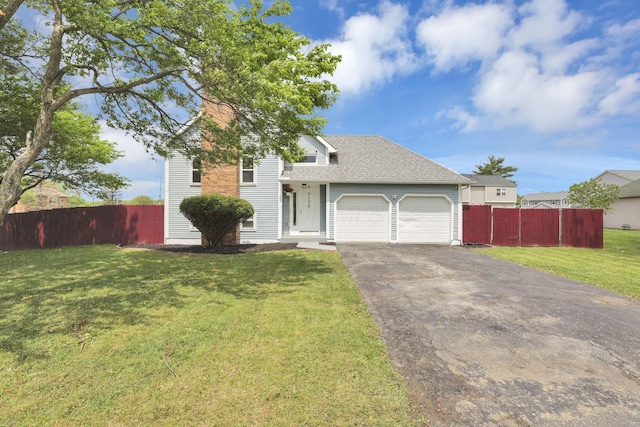 7170 Daugherty Dr, Reynoldsburg, OH 43068 - view of front of property featuring an attached garage, asphalt driveway, and a shingled roof