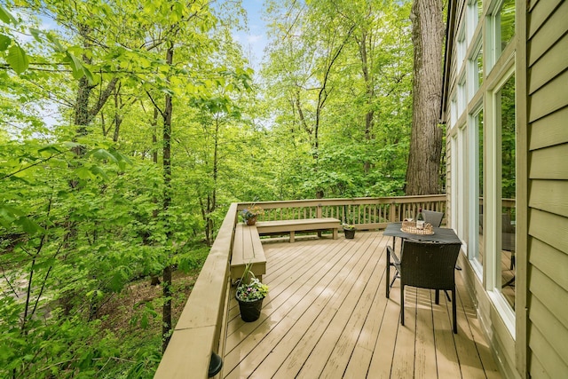 view of deck