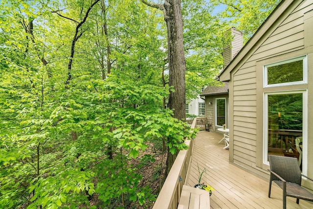 view of deck