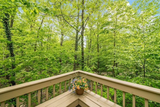 view of deck