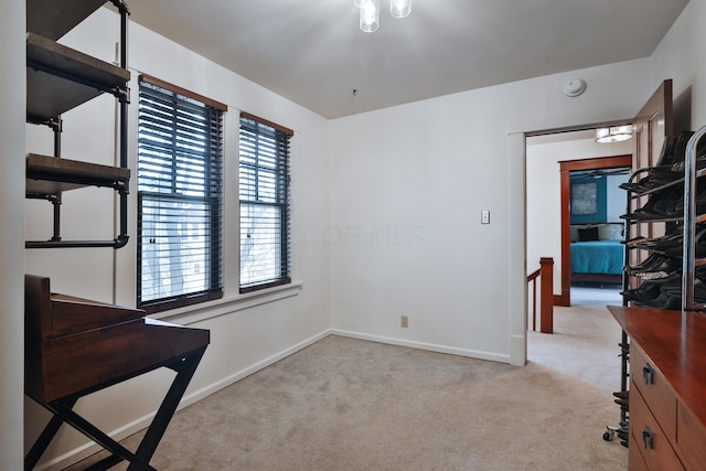 2663 Glen Echo Dr, Columbus, OH 43202 - unfurnished dining area with light colored carpet and baseboards