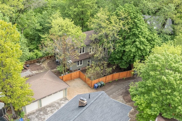 2663 Glen Echo Dr, Columbus, OH 43202 - aerial view of a heavily wooded area