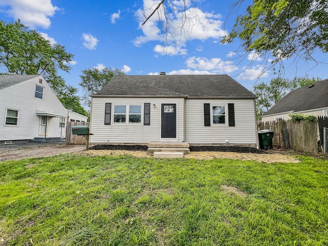view of front of house featuring roof with shingles