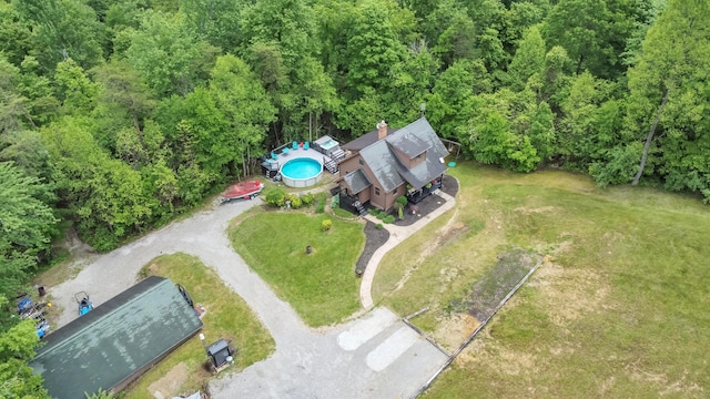 6334 Hansley Rd SE, Sugar Grove, OH 43155 - aerial view of property's location with a pool and a forest