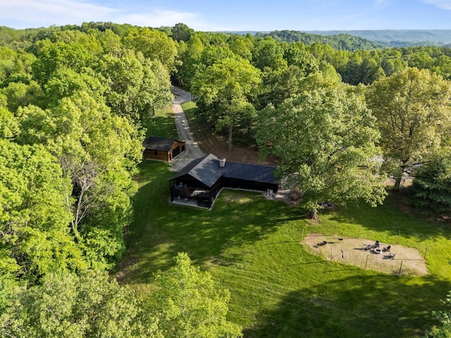 18156 Thompson Ridge Rd, Laurelville, OH 43135 - aerial view of property's location featuring a heavily wooded area