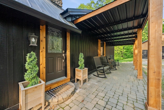 18156 Thompson Ridge Rd, Laurelville, OH 43135 - view of covered porch