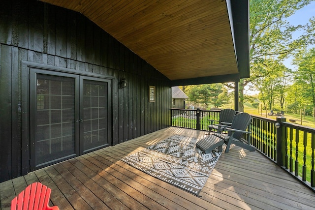 18156 Thompson Ridge Rd, Laurelville, OH 43135 - view of wooden deck