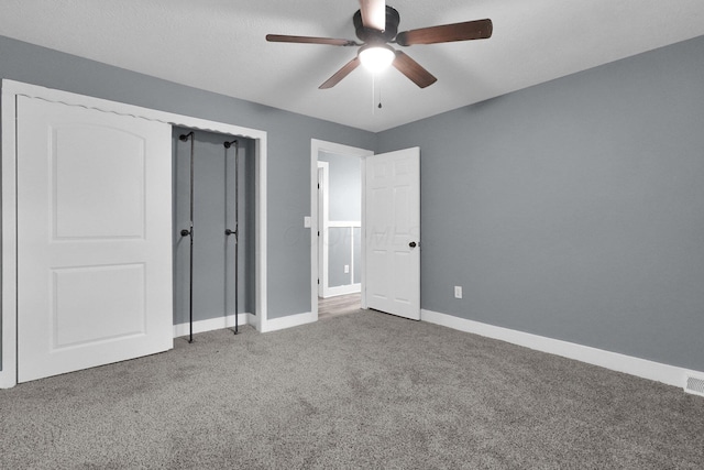 2433 Nedra St, Grove City, OH 43123 - unfurnished bedroom with carpet flooring and a ceiling fan