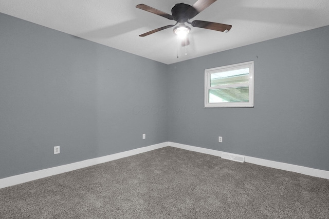 2433 Nedra St, Grove City, OH 43123 - unfurnished room featuring dark carpet and ceiling fan