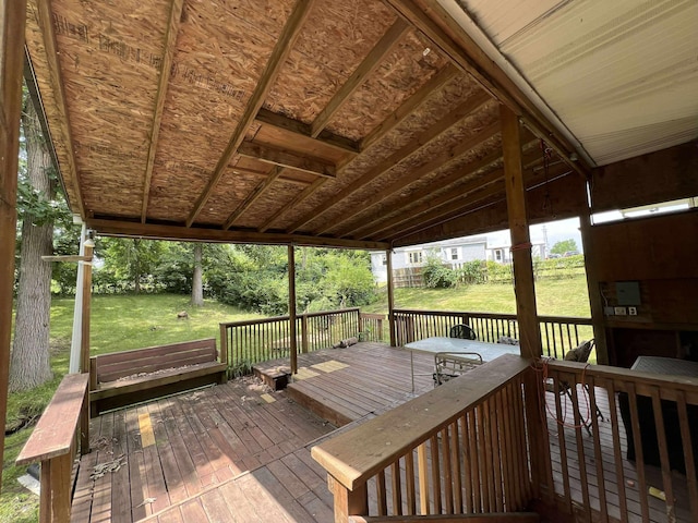 2433 Nedra St, Grove City, OH 43123 - wooden deck with a yard