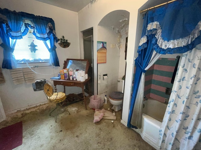 bathroom with toilet