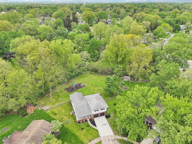 500 Cherrington Ct, Westerville, OH 43081 - drone / aerial view of a heavily wooded area