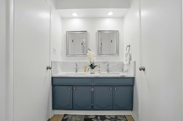 5508 Aspen Rd, Columbus, OH 43229 - bathroom featuring double vanity