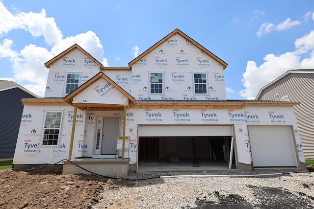5574 Comet View Way, Powell, OH 43065 - property in mid-construction featuring gravel driveway