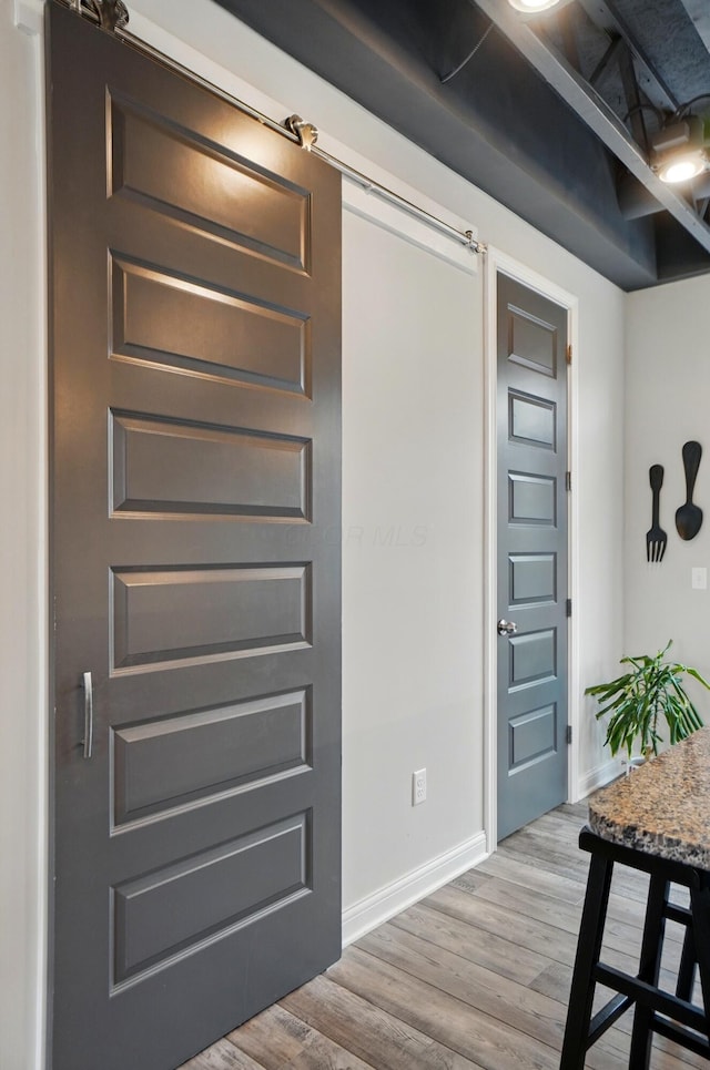 20 N Center St Unit 20, Springfield, OH 45502 - foyer featuring wood finished floors and baseboards